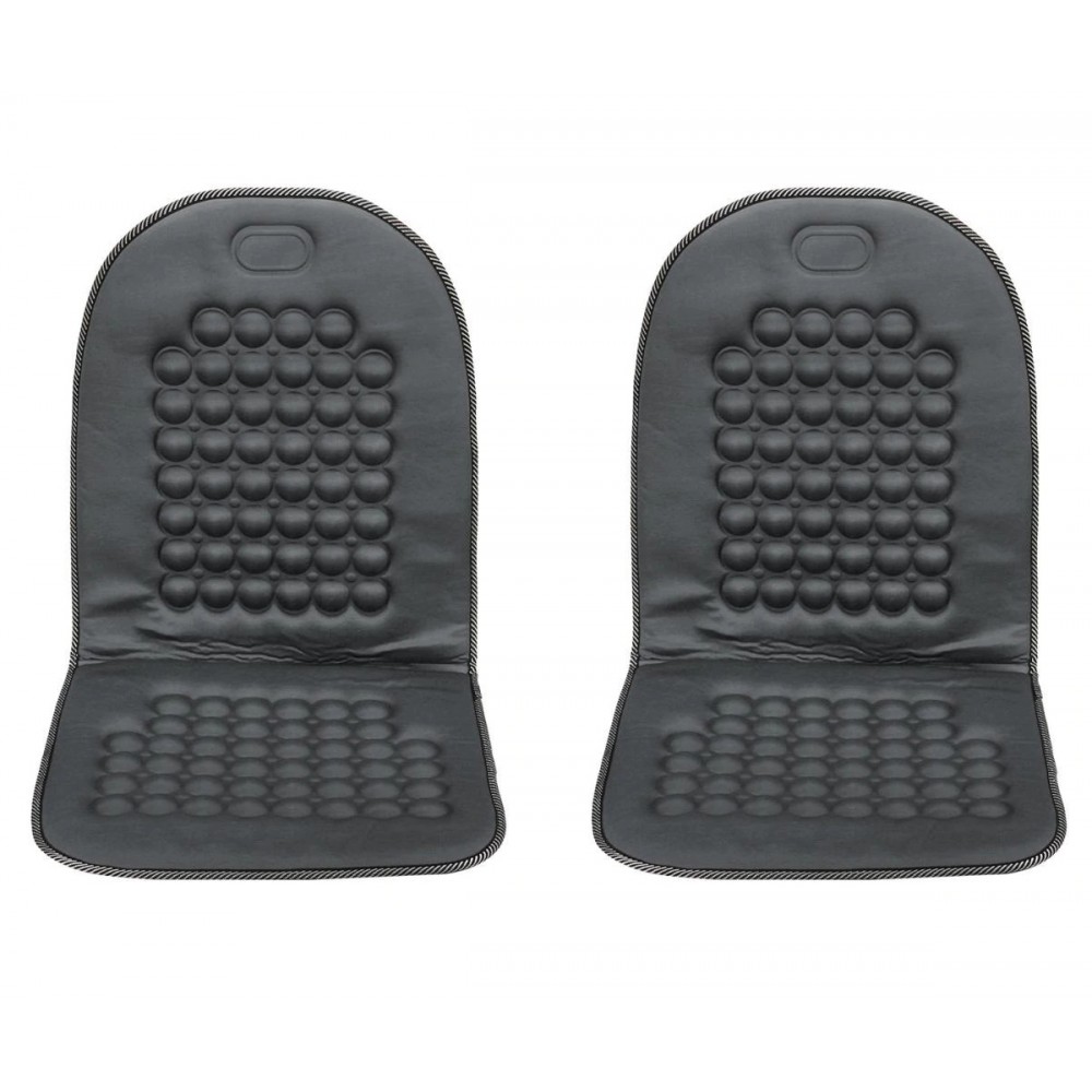 x Set 2 Coprisedili Auto Universale Areato Schienali Stop Sudore Montreal Blu